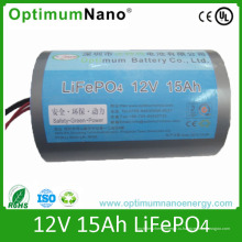Lifepo4 батарея 12V 15ah для E-велосипед и тележка для гольфа 